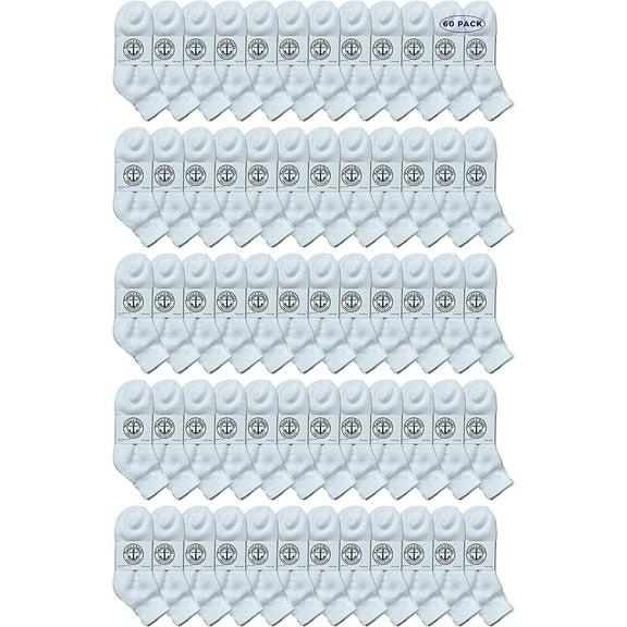 Yacht & Smith Wholesale Bulk Womens Mid Ankle Socks, Cotton Sport Athletic Socks - Size 9-18