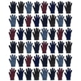 thumbnail image 1 of Yacht & Smith Wholesale Gloves, Bulk Thermal Winter Solid Gloves, (180 Pairs Assorted Gloves), 1 of 8