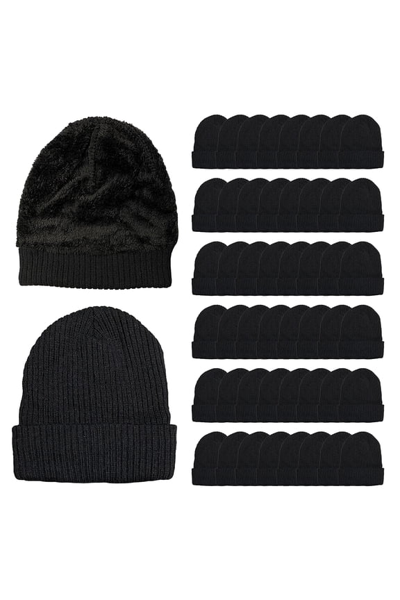 Wholesale Gloves and Beanies, Bulk Thermal Winter Solid Hat