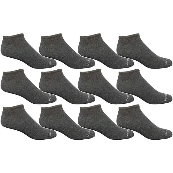 Yacht & Smith Wholesale Men's 97% Cotton Shoe Liner Training Socks Size 10-13, No Show Thin Low Cut Sport Ankle Socks
