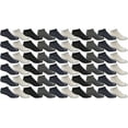 thumbnail image 1 of Yacht & Smith Wholesale Men's Cotton Shoe Liner Training Socks Size 10-13 (Assorted, 120), 1 of 8