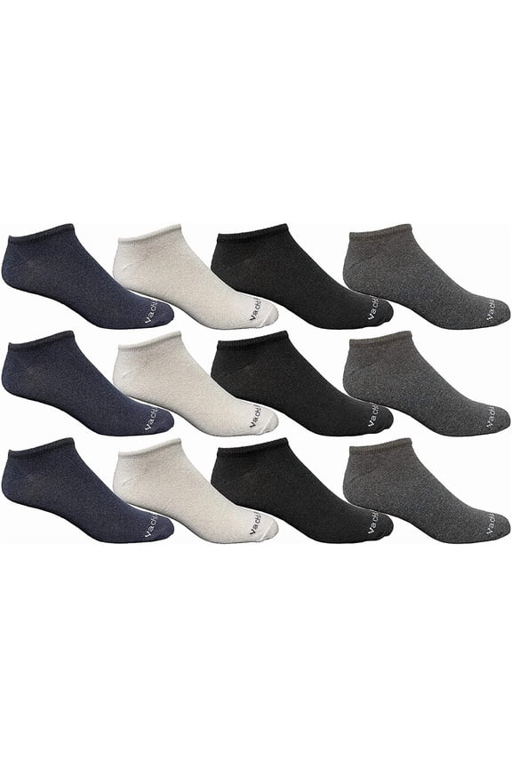Wholesale Men's Cotton Shoe Liner Training Socks Size 10-13 (Assorted, 12)