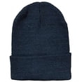 thumbnail image 1 of Yacht & Smith Winter Beanie Hat, Cold Weather Unisex Hats, Ribbed (Black), 1 of 5