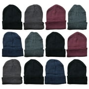 WHOLESALE SOCKS DEALS Yacht & Smith Winter Beanies For Men & Women, Warm Thermal Cold Resistant Bulk Packs