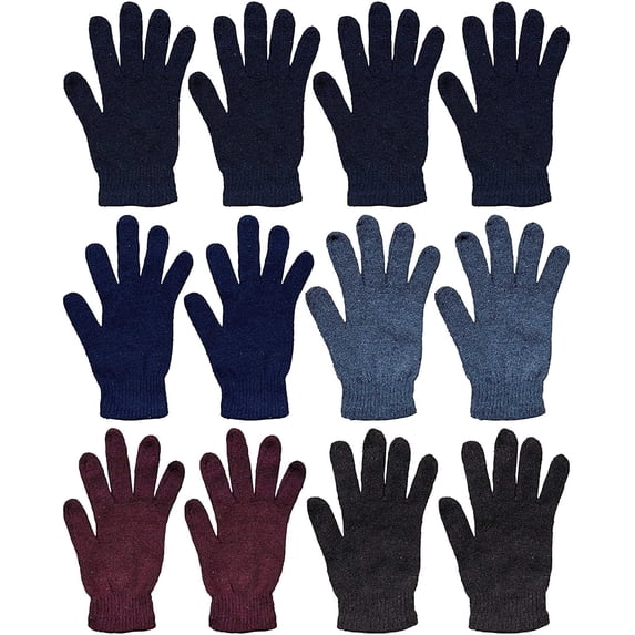 Yacht & Smith Winter Beanies & Gloves For Men & Women, Warm Thermal Cold Resistant Bulk Packs