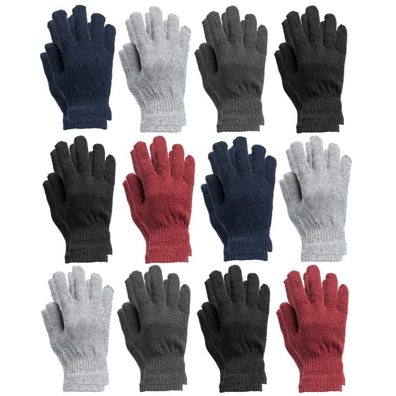 Yacht & Smith Winter Beanies & Gloves For Men & Women, Warm Thermal Cold Resistant Bulk Packs