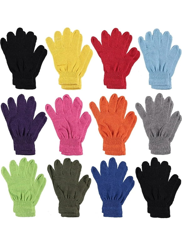 Winter Beanies & Gloves for Men & Women, Warm Thermal Cold Resistant Bulk Packs