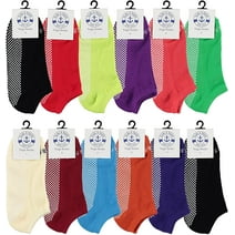 Yacht & Smith Women's Non Slip No-Skid Socks with Grips For Workout, 97% Cotton, For Hospital, Yoga, Pilates, Barre,Face Grippy Ankle Sock