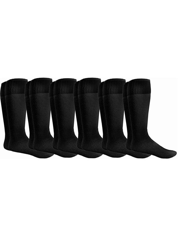 Women's Referee Cotton Tube Socks, Solid and Striped, Sports Sock, Casual Sock