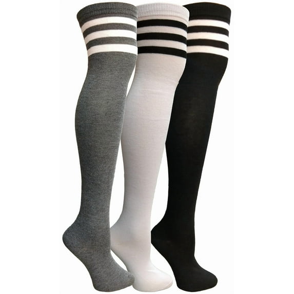 Yacht & Smith Womens Over the Knee Socks, Assorted Premium Soft, Cotton Colorful Patterned