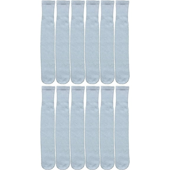 Yacht & Smith Womens Wholesale Bulk Cotton Tube Socks, Referee Style, by SOCKS'NBULK