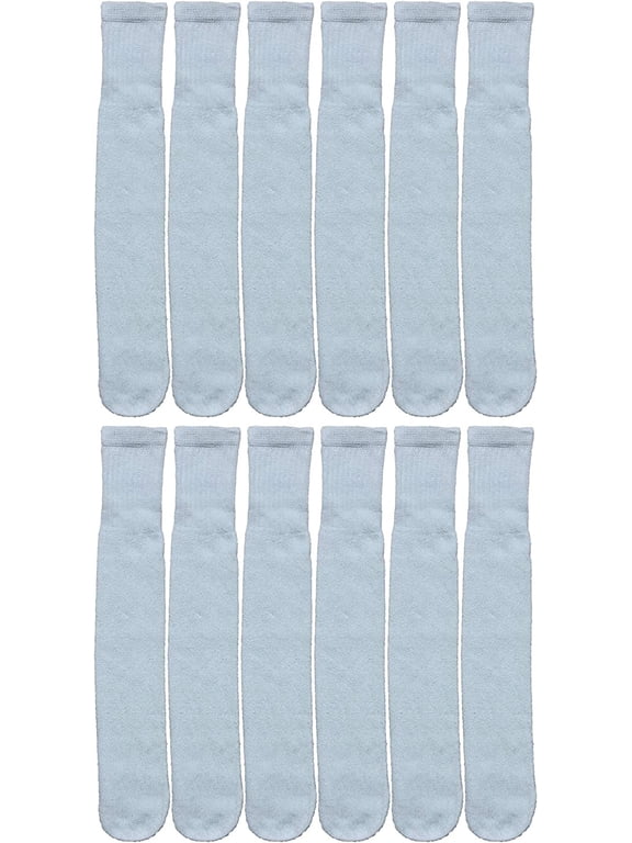 Womens Wholesale Bulk Cotton Tube Socks, Referee Style, by SOCKS'NBULK