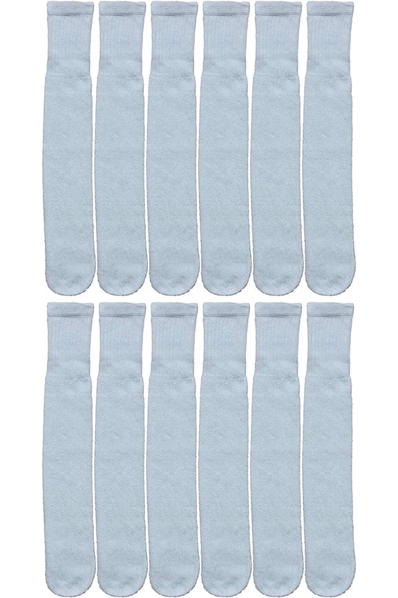 Womens Wholesale Bulk Cotton Tube Socks, Referee Style, by SOCKS'NBULK