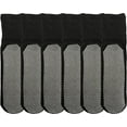 thumbnail image 1 of Yacht & Smith of 6 Pack Hospital Socks, Non-Skid Gripper Bottom Diabetic Slipper Socks, Womens Grippy Medical Sock, Wholesale Bulk, 1 of 6
