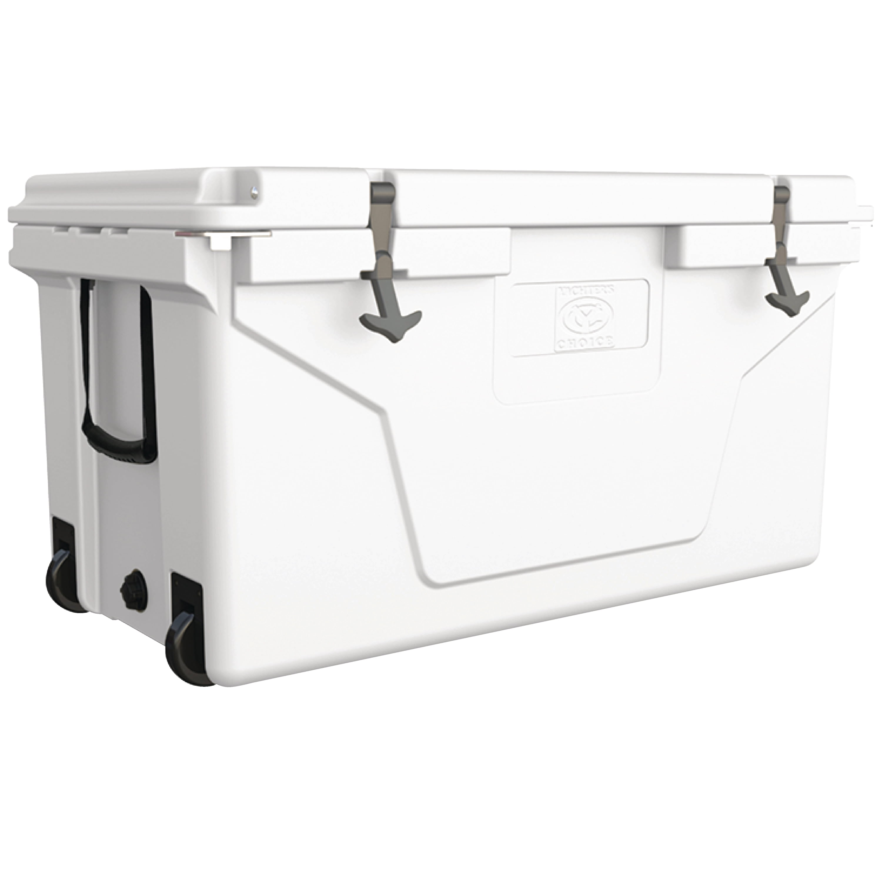 Yachter's Choice 50 Qt Hard-Sided Cooler with Basket, White