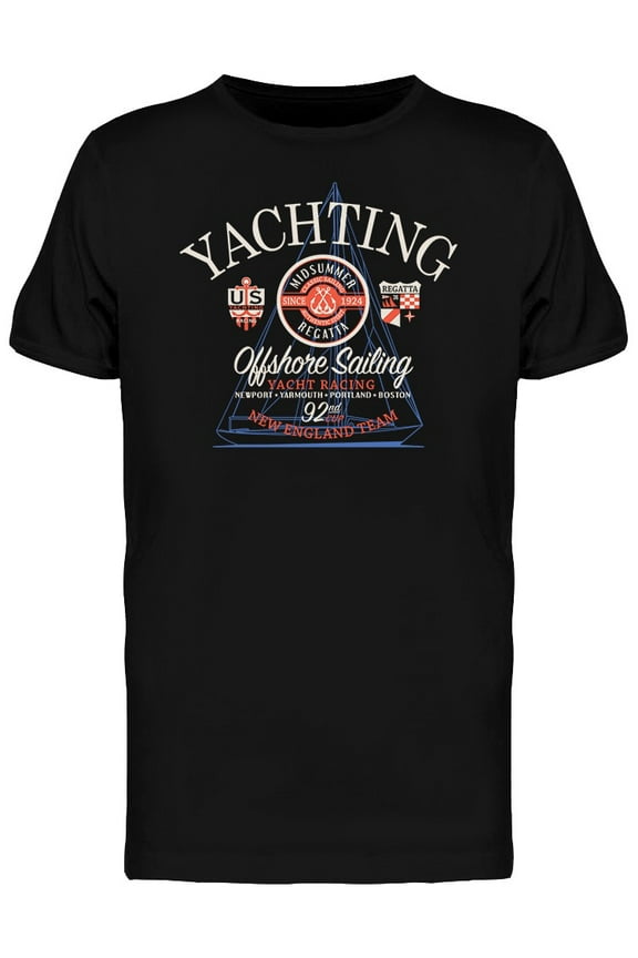 Yachting Offshore Sailing T-Shirt Men -Image by Shutterstock, Male XX-Large