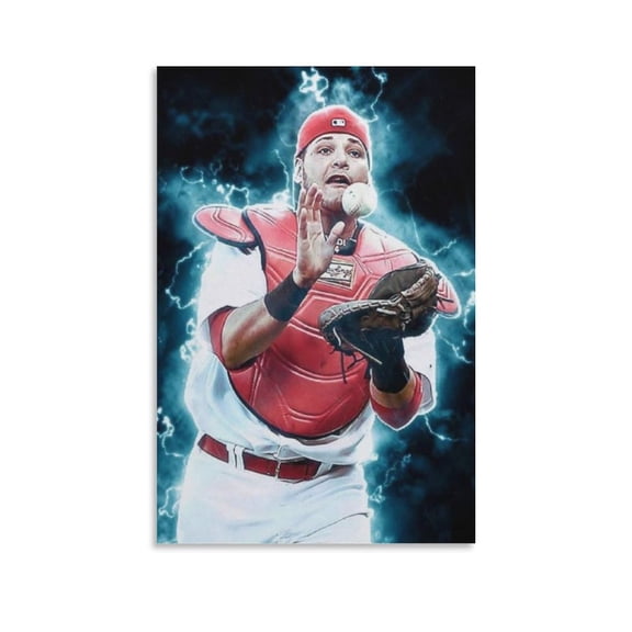 Yadier Molina Canvas Poster Gifts Canvas Painting Poster Wall Art Decorative Picture Prints Modern Decor 16x24inch(40x60cm)
