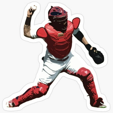 Yadier Molina -- "Yadi" Sticker Baseball Sticker, Football Sticker, Basketball Sticker, Sport Player Sticker, Phone Decal Water Bottle Stickers Car Decals