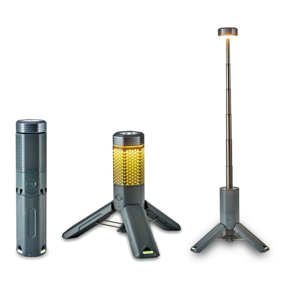 Yadm Camping Light Telescopic Camping Lantern Rechargeable 10500mAh Battery Built-in Magnetic Camping Lamp for Emergency, Camping, Hiking