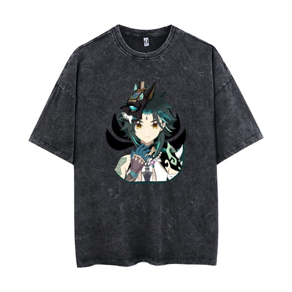 Yae Miko Gaming Klee T-shirt Summer crewneck short sleeves for both men and women XiaoT-shirt