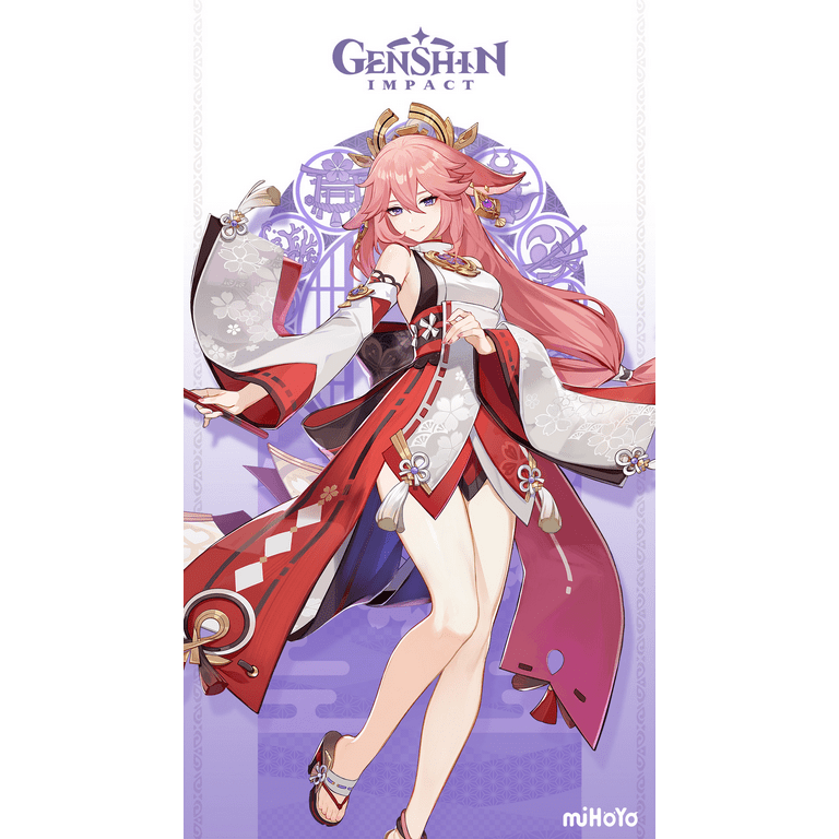 Discover the Mystique of Yae Miko in Genshin Impact - The Elegant Shrine Guuji of Inazuma