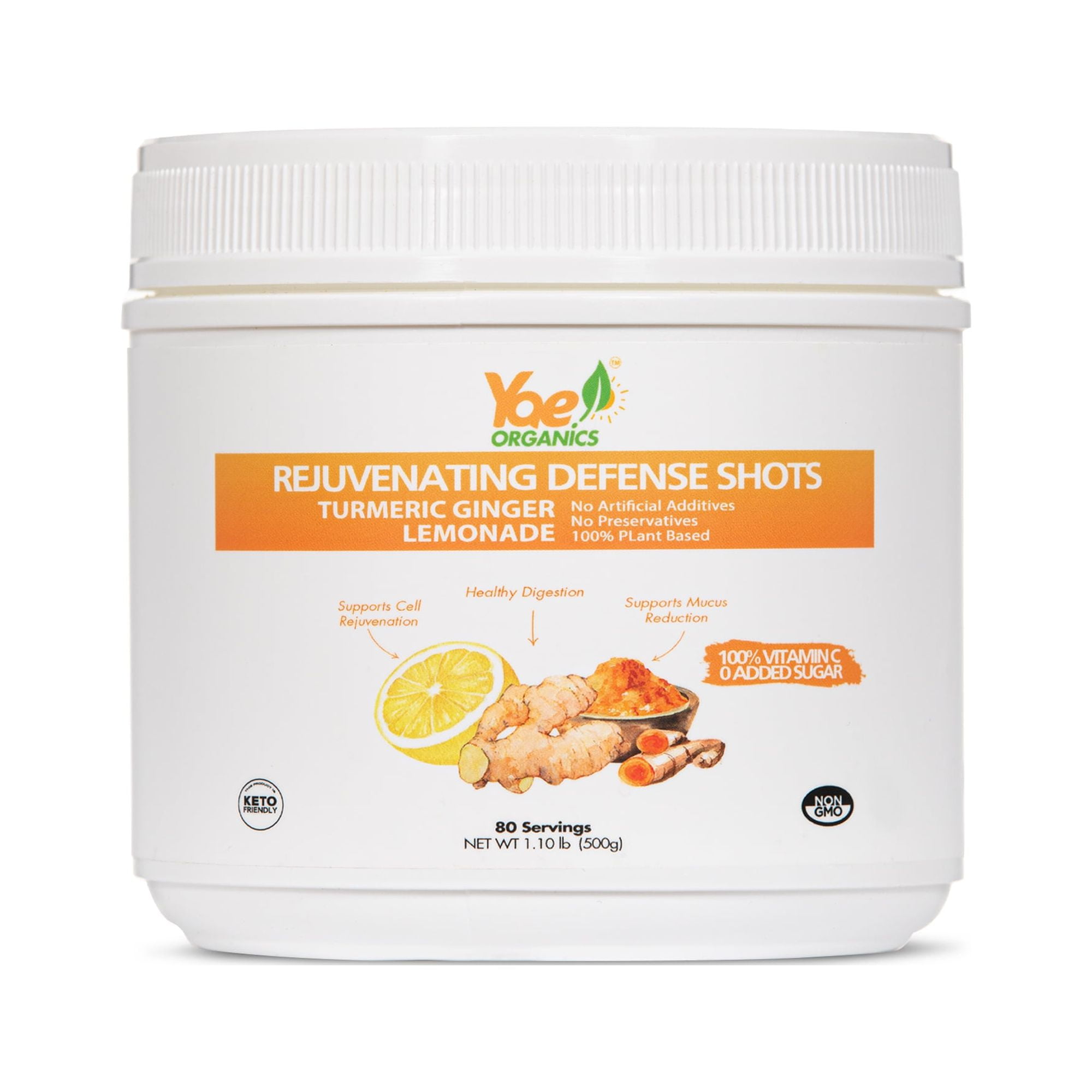 Yae! OrganicsRejuvenating Defense Shots Turmeric Ginger LemonadeRich