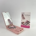 thumbnail image 1 of YaeMatoo Cosmetic brushes,Travel Makeup Brush Set with LED Light Mirror, Cosmetic Makeup Brushes Kit with Holder Case and Mirror (Pink), 1 of 8