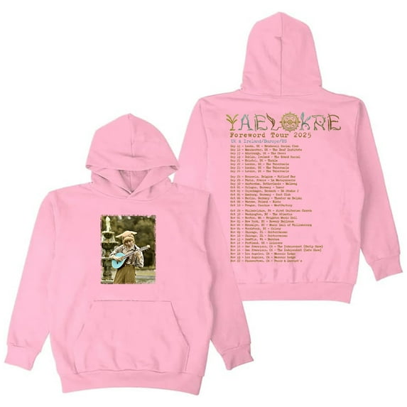 Yaelokre Foreword Tour 2025 Hoodie Long Sleeve Streetwear Men Women Hooded Sweatshirt