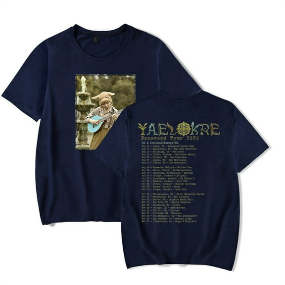 Yaelokre Foreword Tour 2025 Tshirt Casual Fashion Short Sleeve Hip Hop Tees Tops