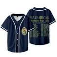thumbnail image 1 of Yaelokre Foreword Tour Baseball Jacket Cosplay Unisex Fashion V-neck Short Sleeve T-shirts, 1 of 6