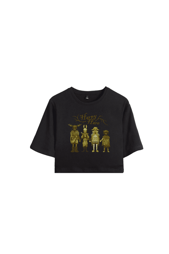 Yaelokre Harpy Hare Merch Crop Top T-shirt Suits Fashion Girls Women Short Sleeve Graphic Tees