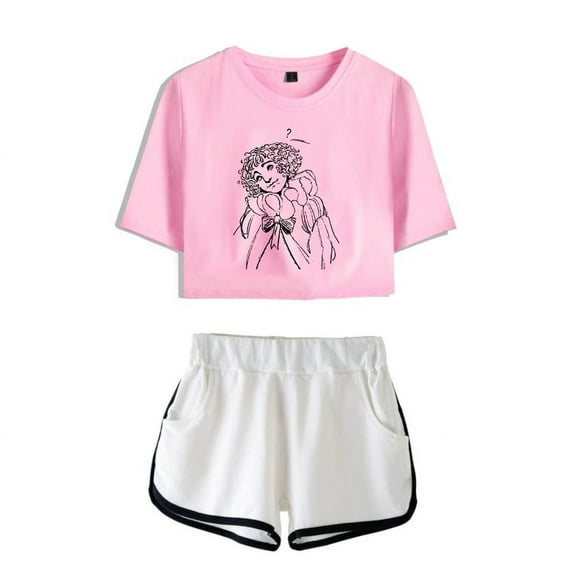 Yaelokre Merch Photos Crop Top T-shirt Suits Music T Shirt Women Girls Short Sleeve Tees