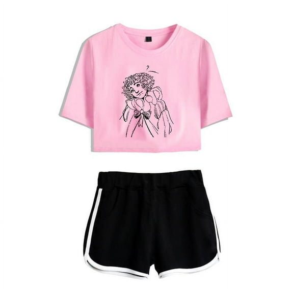 Yaelokre Merch Photos Crop Top T-shirt Suits Music T Shirt Women Girls Short Sleeve Tees