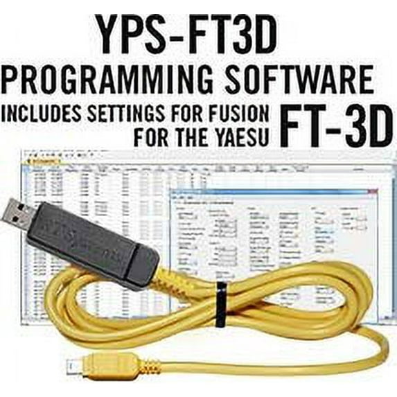 Yaesu FT-3DR Programming Software with USB Cable FT3DR