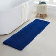 thumbnail image 1 of Yafa Home Fashion 1 Piece Solid Microfiber Soft Bathroom Rug , Non-Slip TPR Backing, 1 of 5