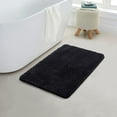 thumbnail image 1 of Yafa Home Fashion 1 Piece Solid Microfiber Soft Bathroom Rug , Non-Slip TPR Backing, 1 of 5