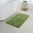 thumbnail image 1 of Yafa Home Fashion 1 Piece Solid Microfiber Soft Bathroom Rug , Non-Slip TPR Backing, 1 of 5