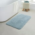 thumbnail image 1 of Yafa Home Fashion 1 Piece Solid Microfiber Soft Bathroom Rug , Non-Slip TPR Backing, 1 of 5