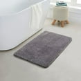 thumbnail image 1 of Yafa Home Fashion 1 Piece Solid Microfiber Soft Bathroom Rug , Non-Slip TPR Backing, 1 of 6