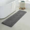 thumbnail image 1 of Yafa Home Fashion 1 Piece Solid Microfiber Soft Bathroom Rug , Non-Slip TPR Backing, 1 of 5