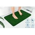 thumbnail image 1 of Yafa Home Fashion 1pc:17" X 24" Bath Rug, Memory Foam; Water Absorbent & Non-Slip Bathmats(Hunter Green), 1 of 10