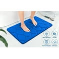 thumbnail image 1 of Yafa Home Fashion 1pc:24" X 35" Bath Rug, Memory Foam; Machine Washable, Water Absorbent & Non-Slip Bathmats(Royal Blue), 1 of 6