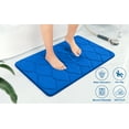 thumbnail image 1 of Yafa Home Fashion 1pc:24" X 47" Bath Rug, Memory Foam; Machine Washable, Water Absorbent & Non-Slip Bathmats(Royal Blue), 1 of 6