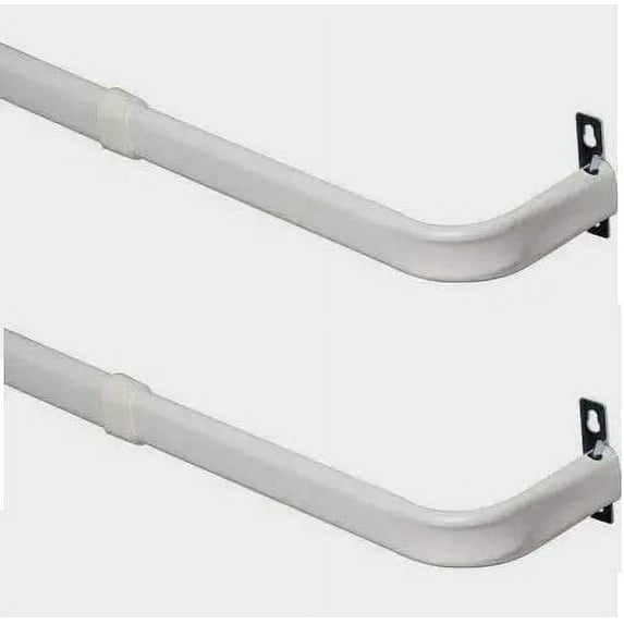 Yafa Home Fashion Heavy Duty Single Standard Adjustable Curtain Rod Hardware Included