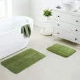 thumbnail image 1 of Yafa Home Fashion Soft Microfiber Bath Rug, 1.18" Pile Height, Non-Slip TPR Backing (2 Count), 1 of 6