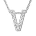 thumbnail image 1 of Yafe 18K Gold-Plated A-Z Initial Pendant Necklace for Women 18 inches with Cubic Zirconia CZ Stones, 1 of 4