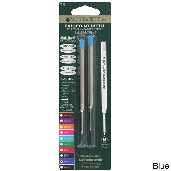 Monteverde Parker Style Ballpoint Pen Refill - Blue
