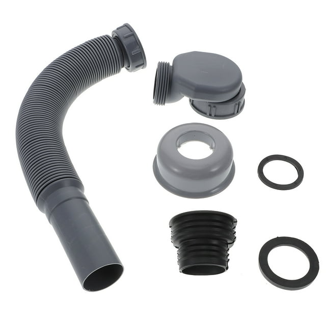 Yage 1 Set Antiodor Flexible Drain Pipe Bathroom Sink Expansion Pipe