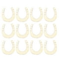 Yage 12pcs Creative Heartdesigned Hollow Horseshoe Shaped Wood Chips