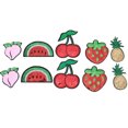thumbnail image 1 of Yageerya 10pcs Adhesive Garment Patches Cloth Fruit Design Clothing Repair Iron-On Patches for Clothes, 1 of 3